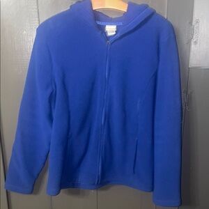 L.L. Bean Blue Knit Sweatshirt Casual Top